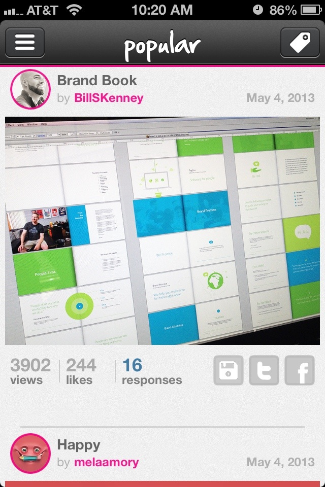 Playbook App shot