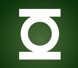 Green Lantern Logo using CSS and HTML